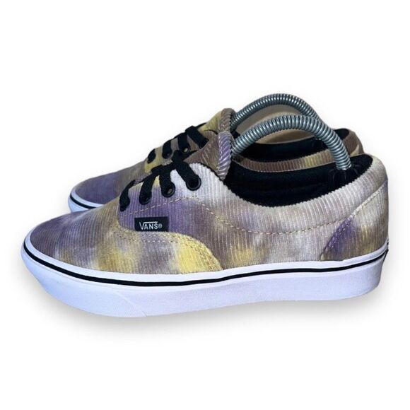 Vans Era ComfyCush "Blotched" Purple/Yellow Tie Dye Women's 6 - Picture 2 of 11